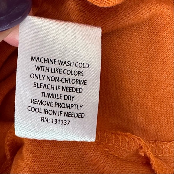 UG Apparel Womens Texas Longhorns T Shirt Sz L Orange GUC - Picture 8 of 8